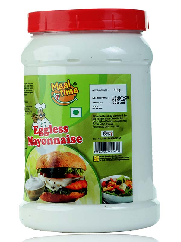 Meal Time Eggless Mayonnaise Jar (1 kg)
