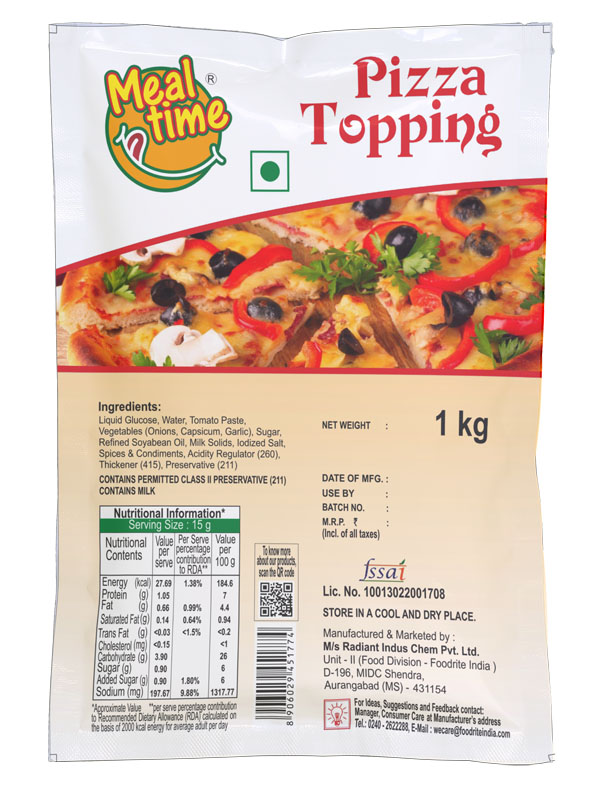 Meal Time Pizza Topping (1 Kg)