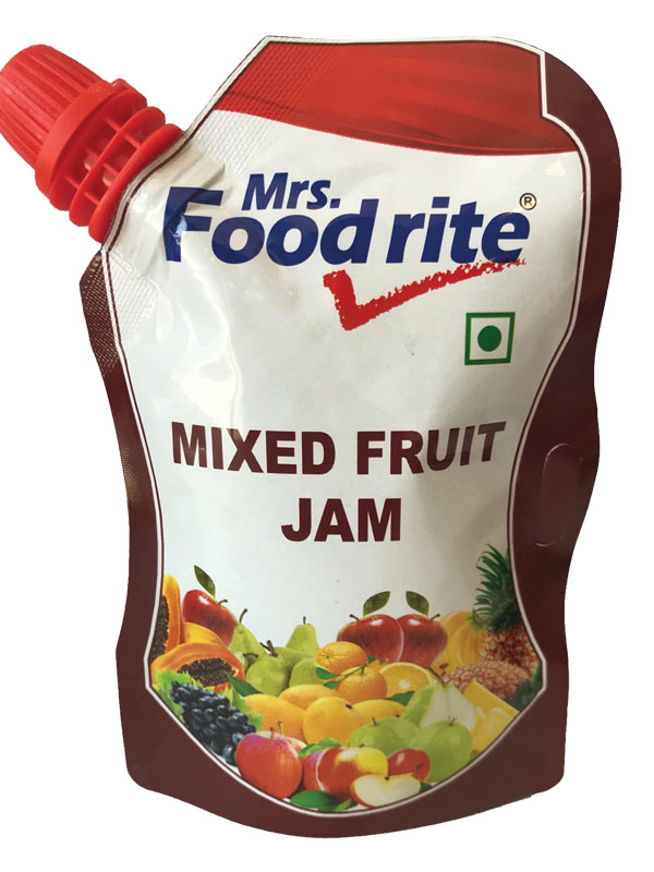 Mrs. Foodrite Mix Fruit Jam Spouted (100 g)