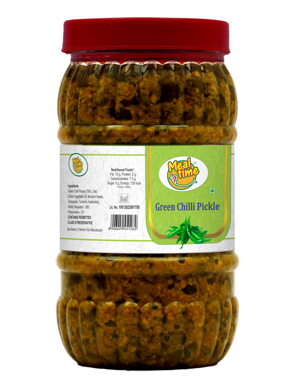 Meal Time  Green Chilli Pickle (200 g)